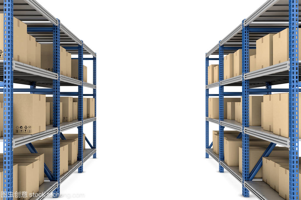 現(xiàn)代倉儲(chǔ)美學(xué) 金屬架與紙板箱的簡約交響